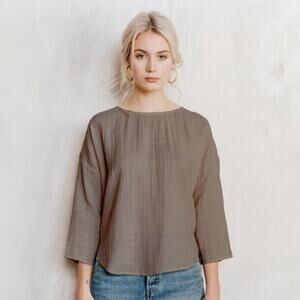 Voloshin Ella Dolman Cotton Top